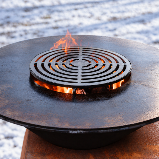 Grille Plancha 37Ø - Accessoire BBQ — ambiance hivernale