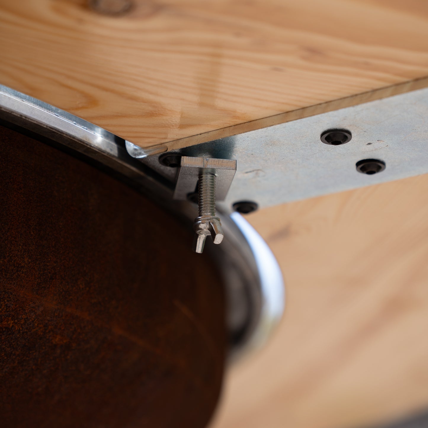 Supports métalliques BBQ Plancha Mesa