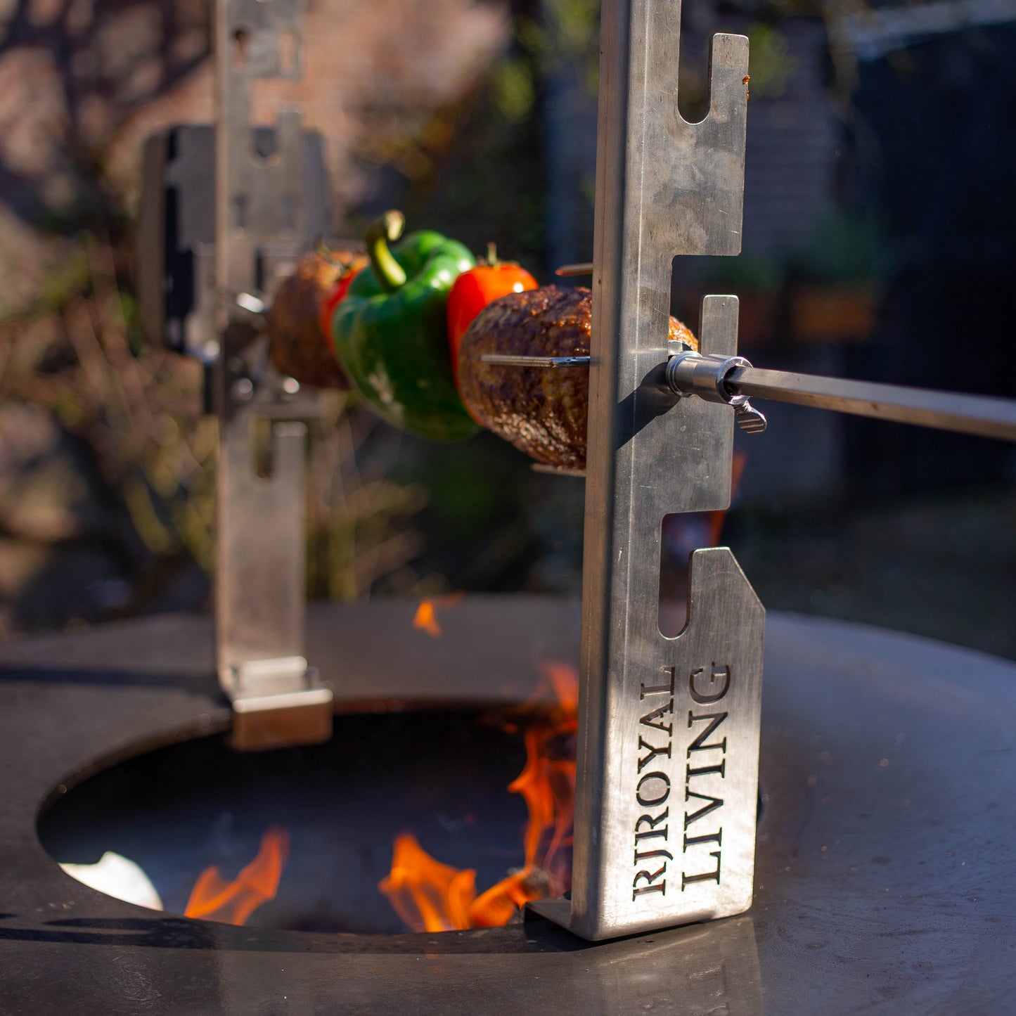 BBQ Plancha rôtissoire set avec moteur (acier inoxydable 304)