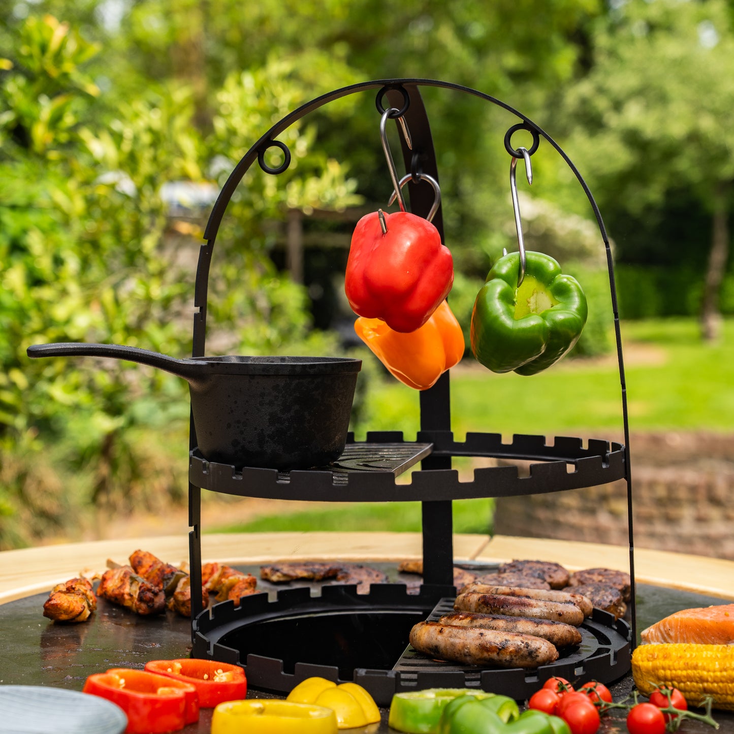 BBQ demi-grille Plancha 36.5x18cm - Accessoire barbecue